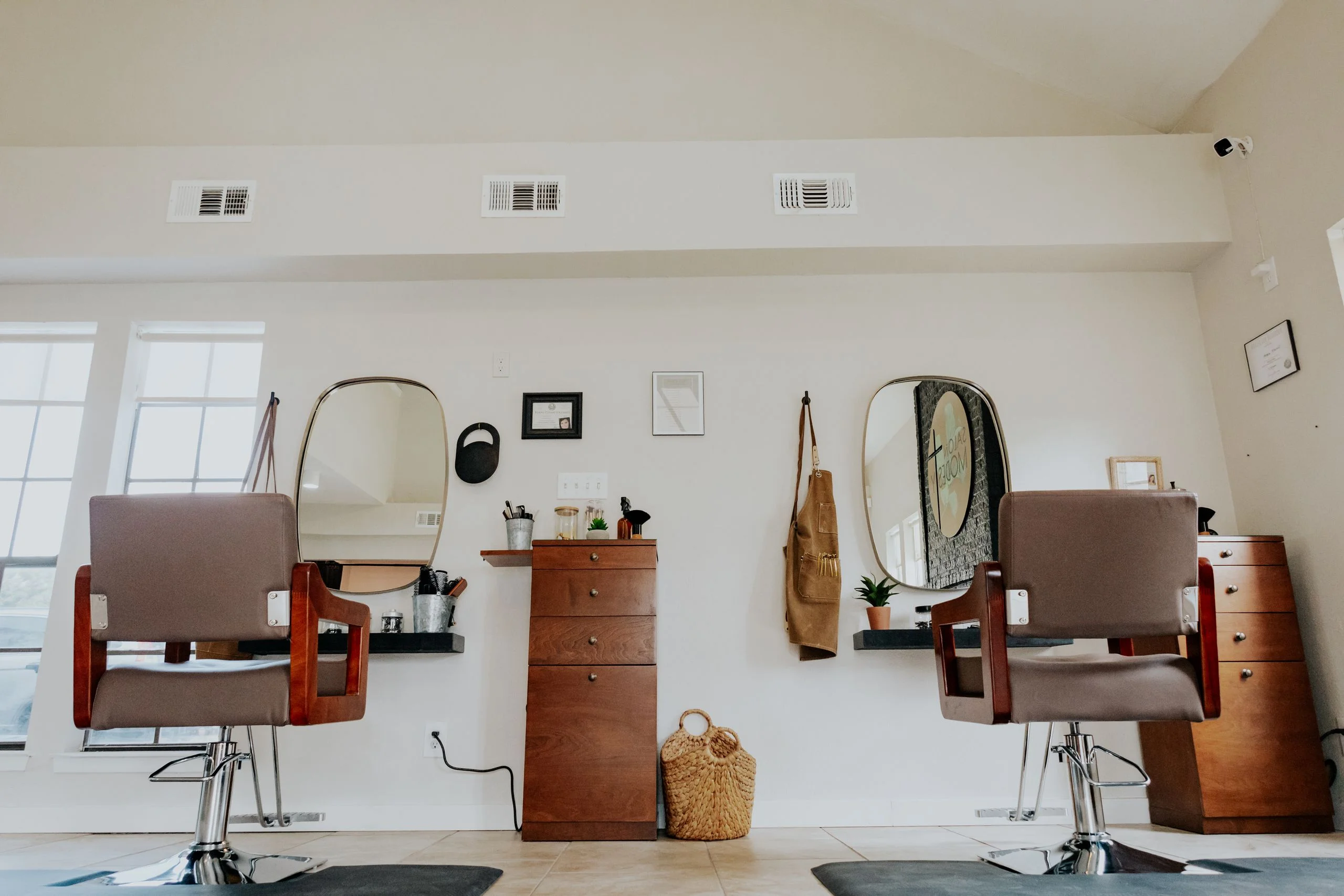 About 4 salon chairs